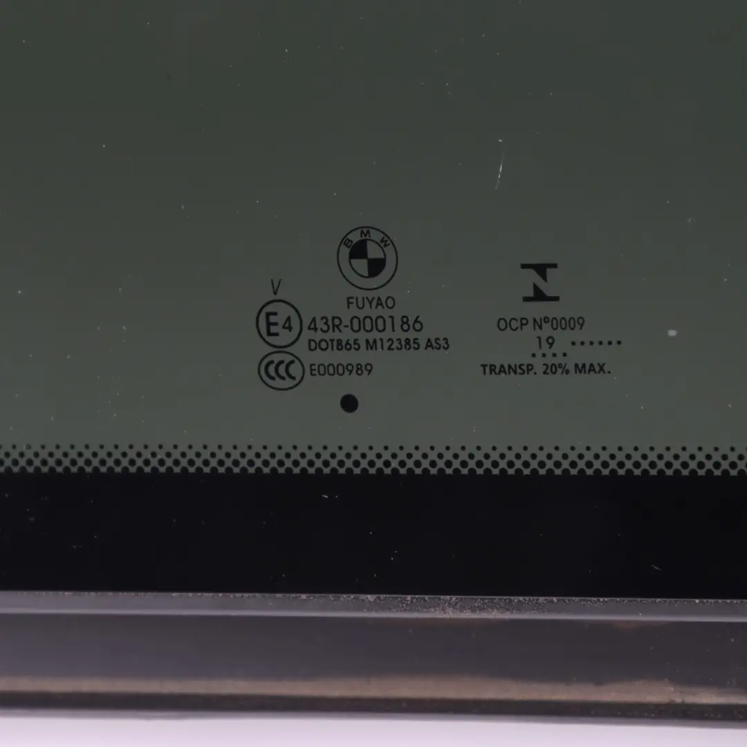 Panoramic Sunroof BMW X4 G02 F98 Rear Window Glass Cover AS3 to with Part number 9466784 Panoramic Sunroof BMW X4 G02 F98 Rear Window Glass Cover AS3 - SKU 9466784 - Part number 9466784