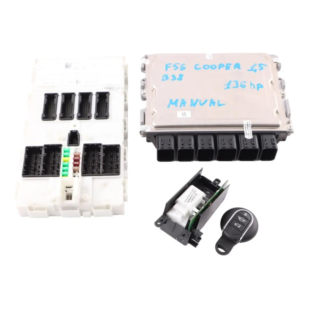 136HP B38 Engine ECU Kit DME + BDC + Key + Lock to Mini Cooper F55 F56 with Part number 9470915 Mini Cooper F55 F56 136HP B38 Engine ECU Kit DME + BDC + Key + Lock - SKU 9470915 - Part number 9470915