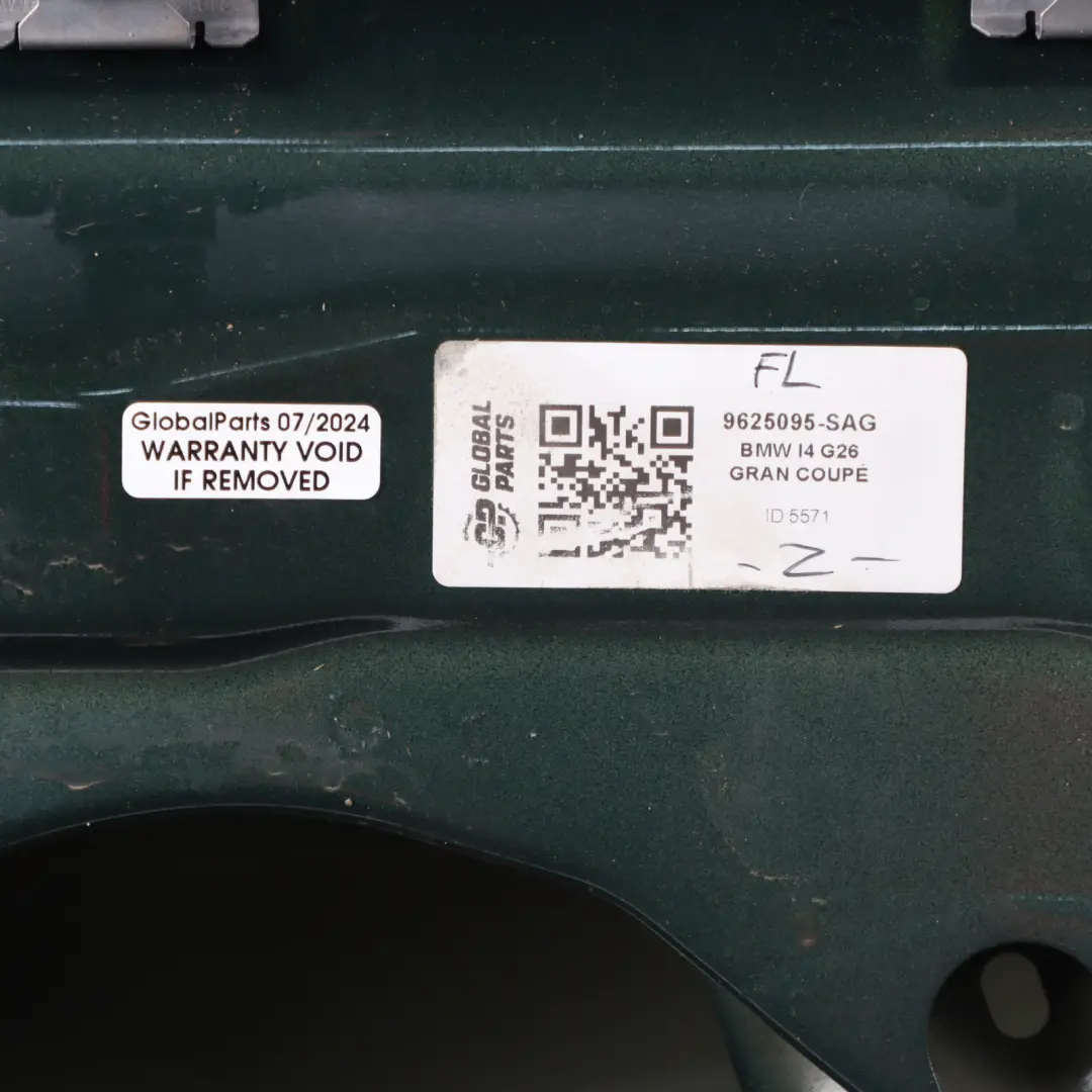 Door Front Left N/S San Remo Green Metallic - C4E to BMW G26 with Part number 9625095 BMW G26 Door Front Left N/S San Remo Green Metallic - C4E - SKU 9625095-SAG - Part number 9625095