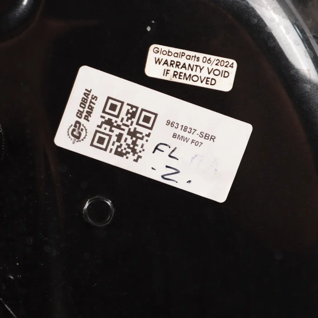Door Front Left N/S BMW F07 GT Sophistograu Brillanteffekt Metallic - B90 to with Part number 9631837 Door Front Left N/S BMW F07 GT Sophistograu Brillanteffekt Metallic - B90 - SKU 9631837-SBR - Part number 9631837