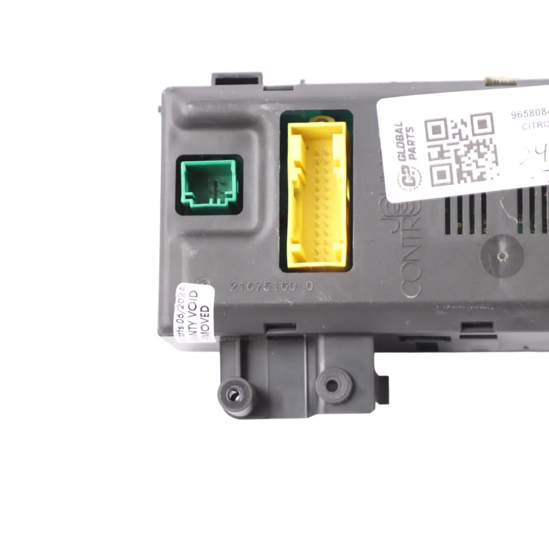 Citroen C4 Picasso Heater Climate Control Unit Switch Panel A/C Unit to with Part number 9658084577 Citroen C4 Picasso Heater Climate Control Unit Switch Panel A/C Unit - SKU 9658084577 - Part number 9658084577