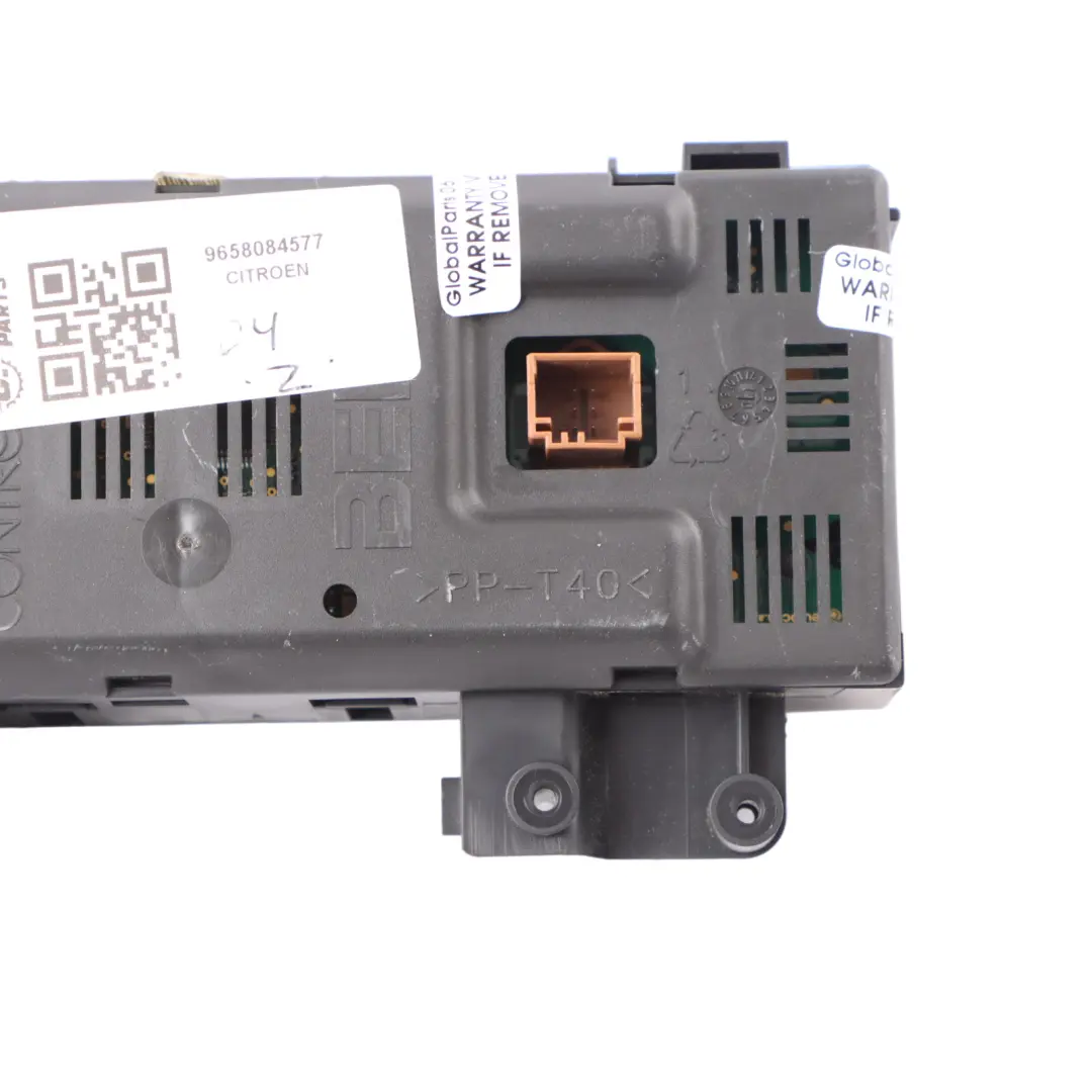 Citroen C4 Picasso Heater Climate Control Unit Switch Panel A/C Unit to with Part number 9658084577 Citroen C4 Picasso Heater Climate Control Unit Switch Panel A/C Unit - SKU 9658084577 - Part number 9658084577