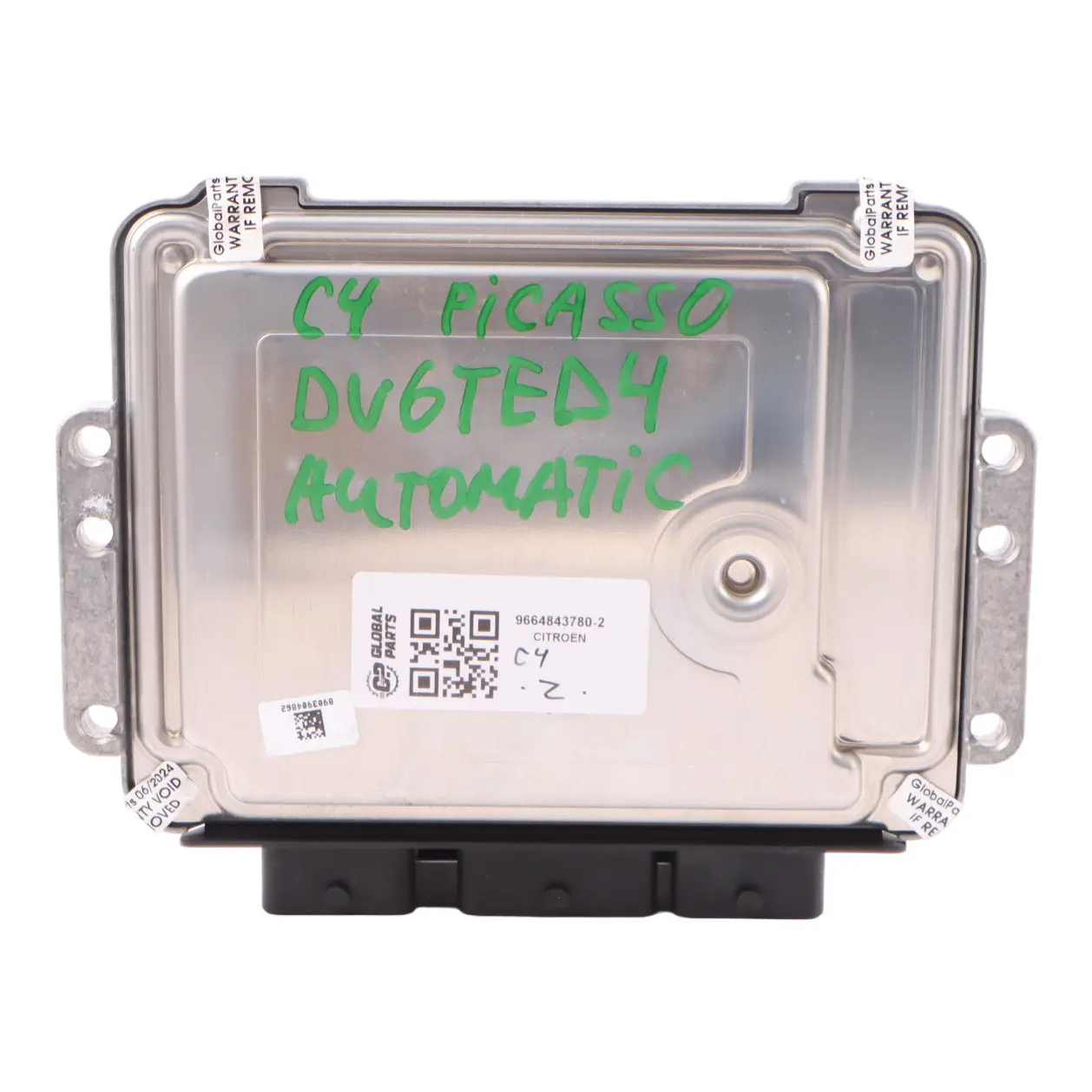 Citroen C4 Picasso 1.6 HDI 9HT Engine Control Unit ECU EDC 9664843780 Manual