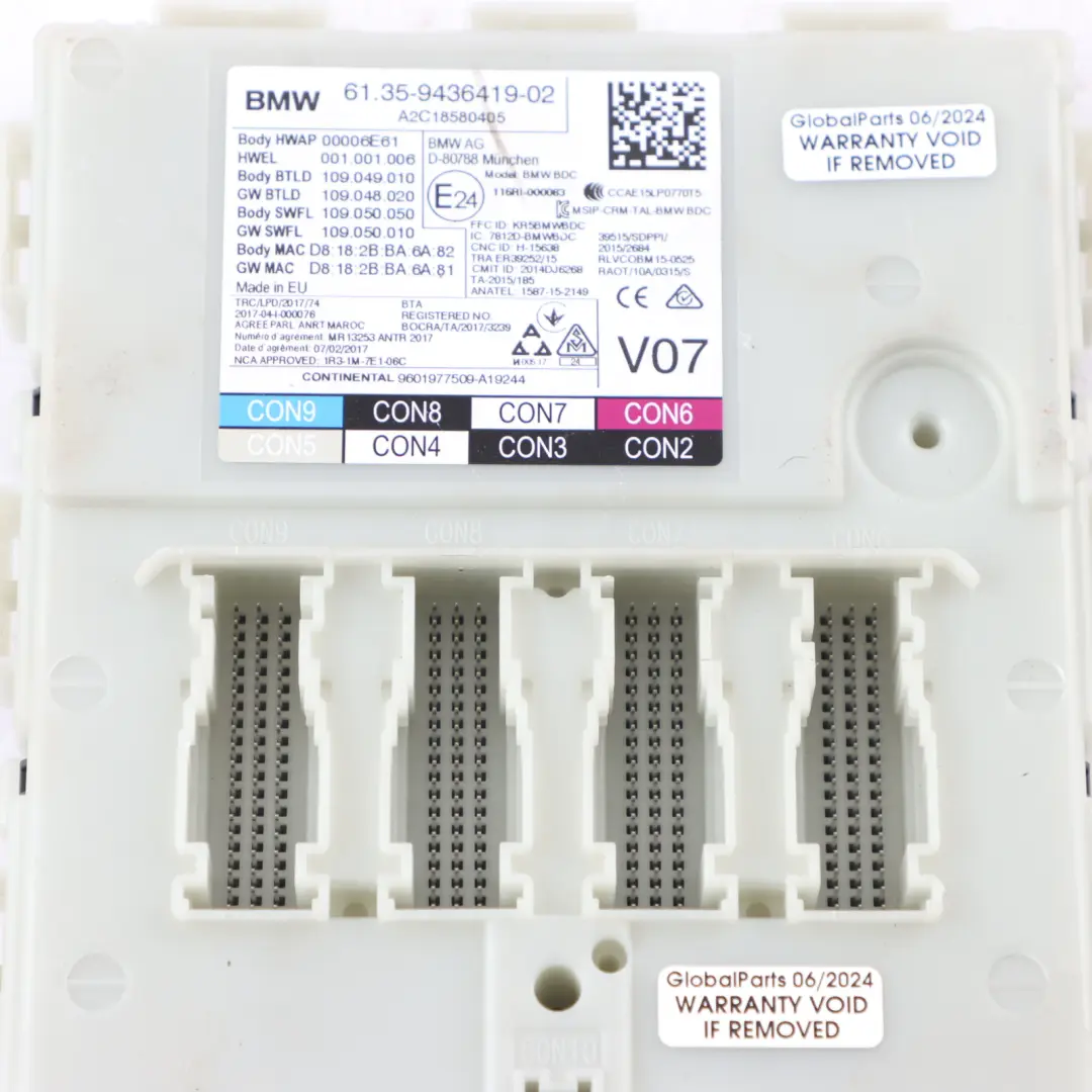 BMW X3 M F97 X4 M F98 S58 510HP Engine ECU Kit DME Key BDC Automatic - SKU 9796607-1 - Part number 9796607