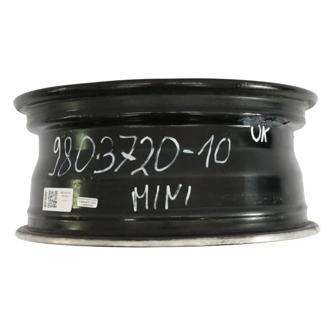 Mini Cooper R60 Wheel Black Alloy Rim 16" ET:46 6,5J 5-Star Single Spoke 124 - SKU 9803720-10 - Part number 9803720