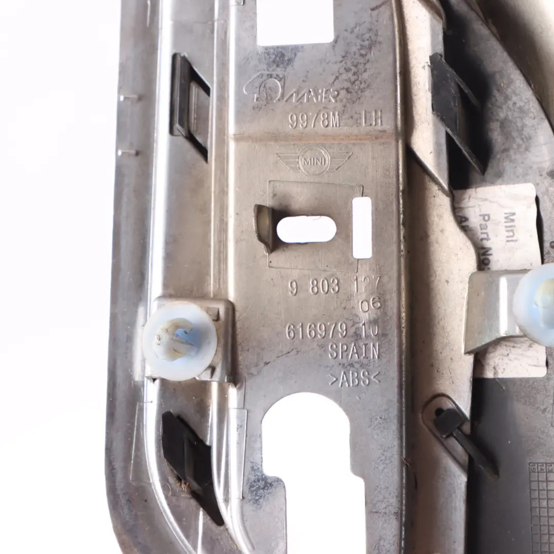 Trim Side Turn Indicator Left N/S Cover Chrome Black Jack to Mini Cooper R60 R61 with Part number 9804617 Mini Cooper R60 R61 Trim Side Turn Indicator Left N/S Cover Chrome Black Jack - SKU 9804617-2 - Part number 9804617