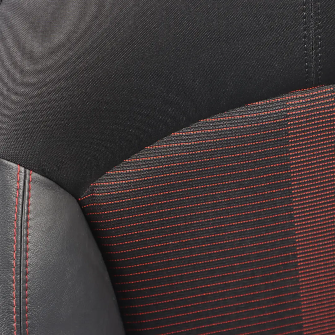  Front Seat MINI R60 Countryman Left N/S Sport Cloth Leather Parallel Lines Red - SKU 9805155-1 - Part number 9805155