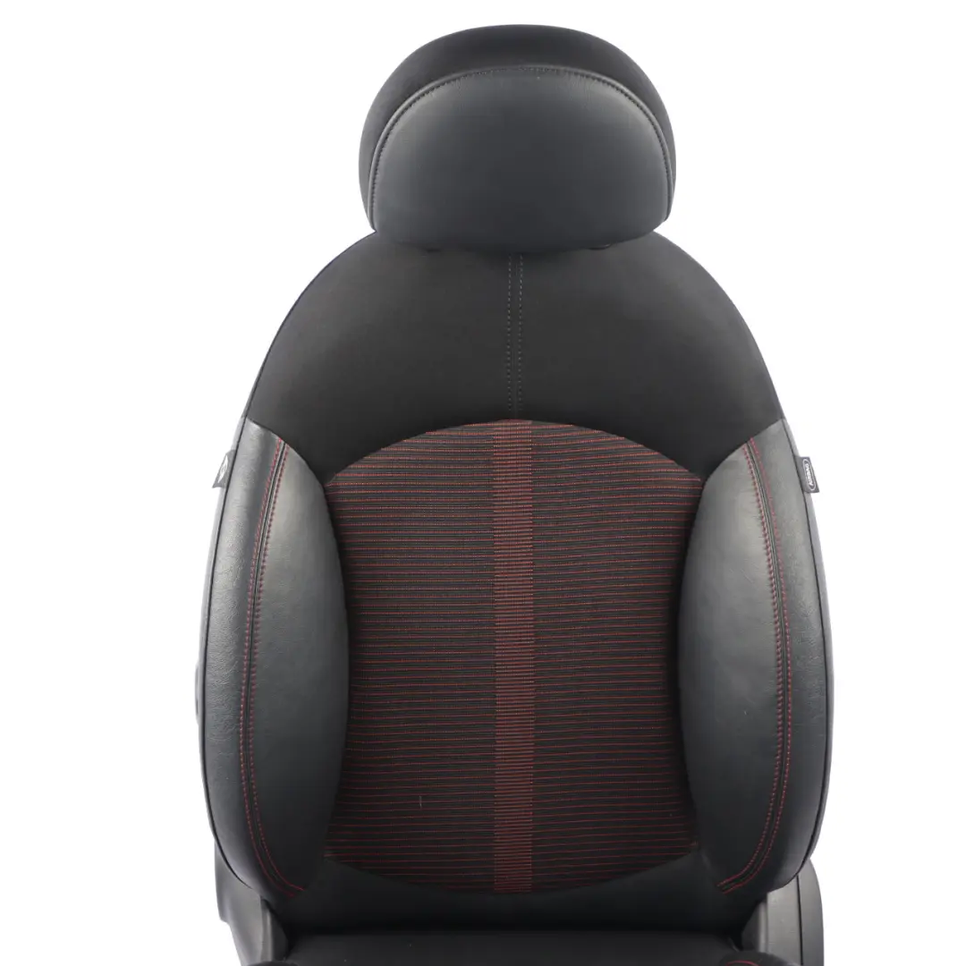  Front Seat MINI R60 Countryman Left N/S Sport Cloth Leather Parallel Lines Red - SKU 9805155-1 - Part number 9805155
