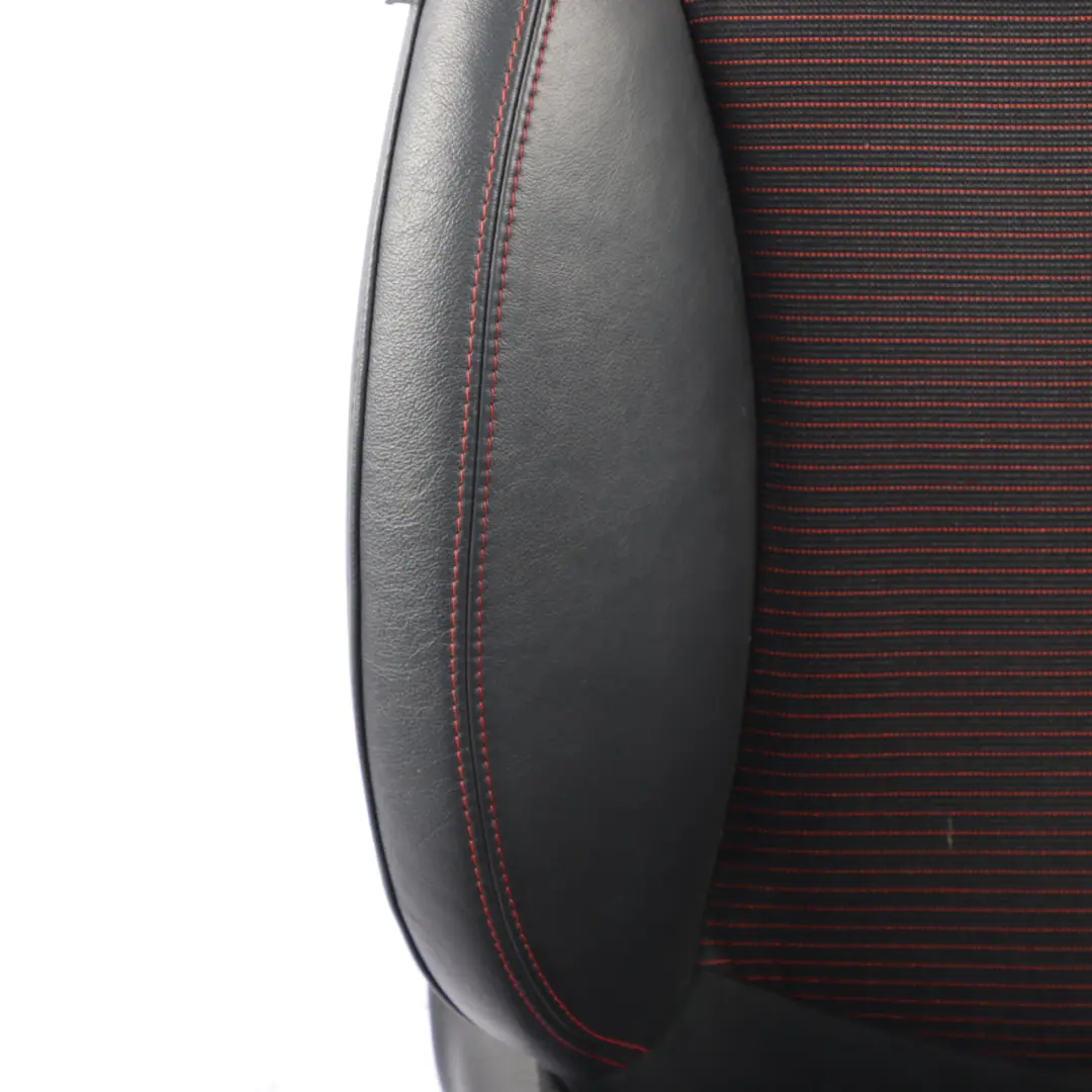 Front Seat MINI R60 Countryman Left N/S Sport Cloth Leather Parallel Lines Red - SKU 9805155-1 - Part number 9805155