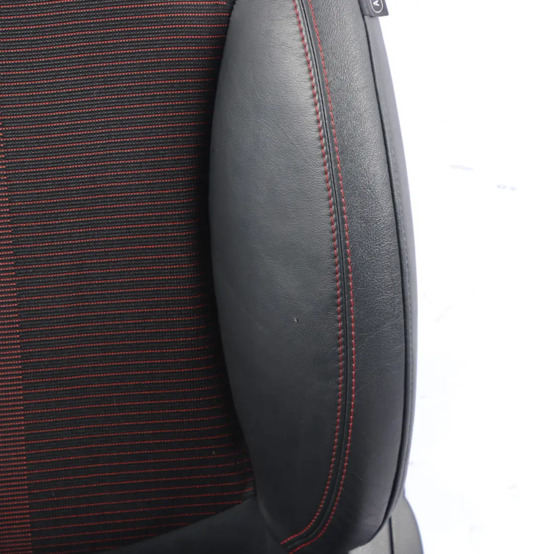  Front Seat MINI R60 Countryman Left N/S Sport Cloth Leather Parallel Lines Red - SKU 9805155-1 - Part number 9805155