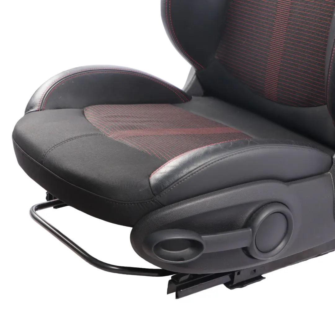 Front Seat MINI R60 Countryman Left N/S Sport Cloth Leather Parallel Lines Red - SKU 9805155-1 - Part number 9805155