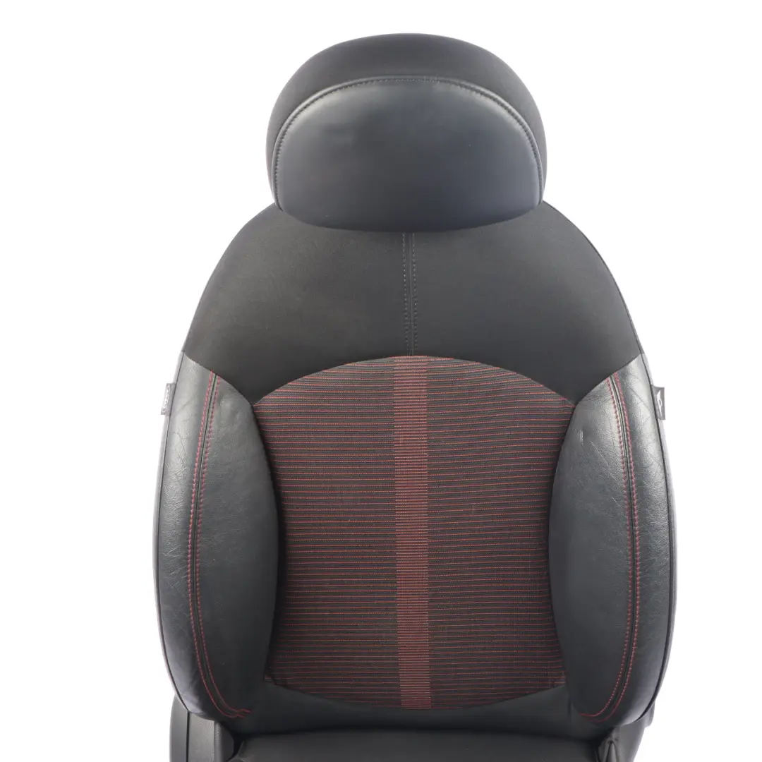  Front Seat MINI R60 Countryman Right O/S Sport Cloth Leather Parallel Lines Red - SKU 9805156-2 - Part number 9805156
