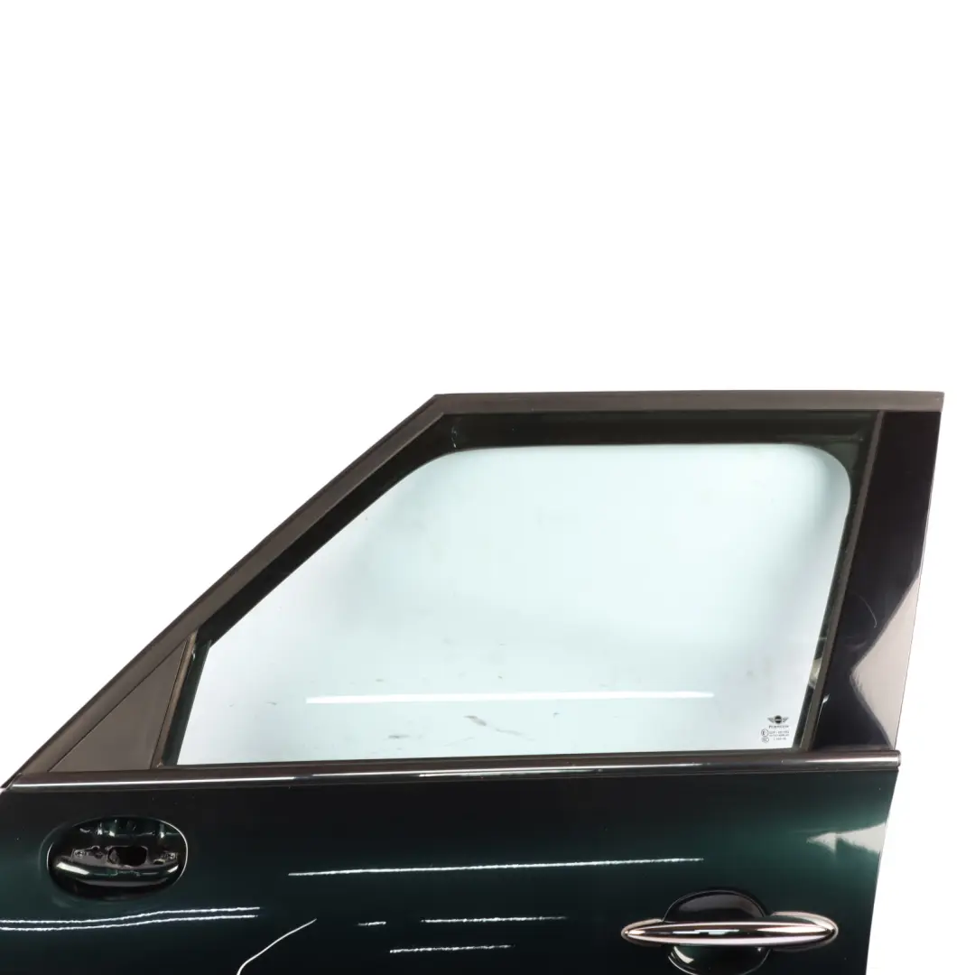 Door Front Left N/S Oxfordgruen III Green Metallic B26 to Mini Countryman R60 with Part number 9805927 Mini Countryman R60 Door Front Left N/S Oxfordgruen III Green Metallic B26 - SKU 9805927-OXF - Part number 9805927