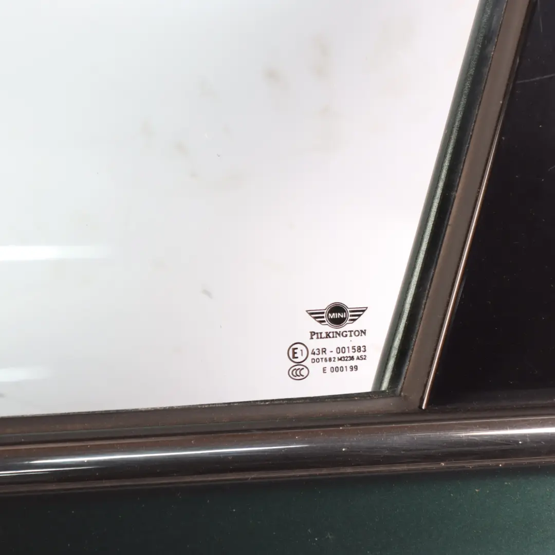 Door Front Left N/S Oxfordgruen III Green Metallic B26 to Mini Countryman R60 with Part number 9805927 Mini Countryman R60 Door Front Left N/S Oxfordgruen III Green Metallic B26 - SKU 9805927-OXF - Part number 9805927