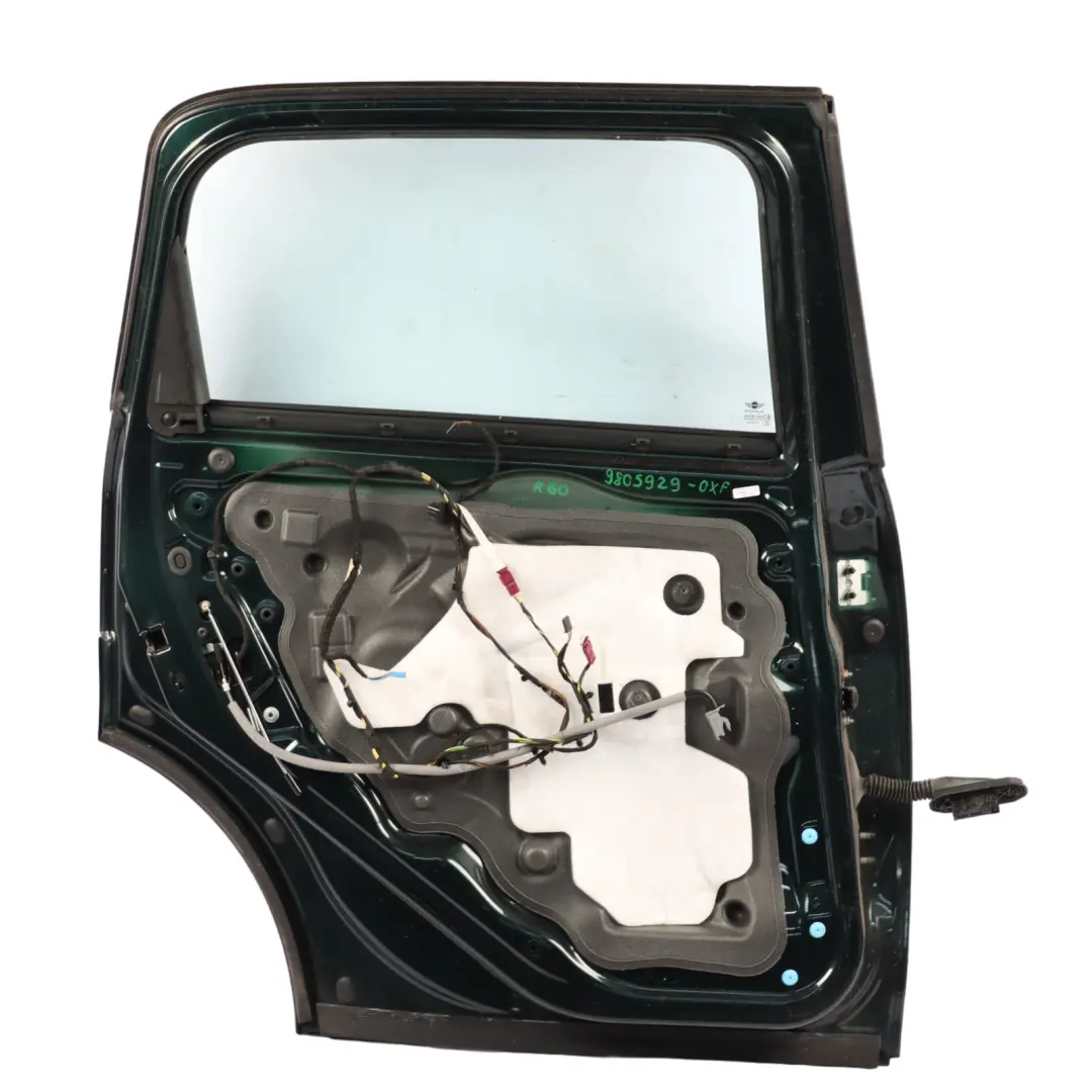 Door Rear Left N/S Oxfordgruen III Green - B26 to Mini Countryman R60 with Part number 9805929 Mini Countryman R60 Door Rear Left N/S Oxfordgruen III Green - B26 - SKU 9805929-OXF - Part number 9805929