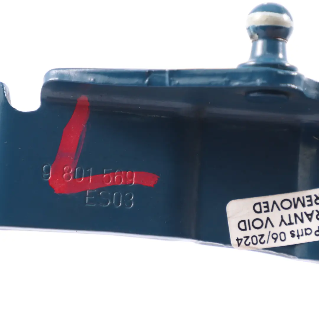 Mini R60 R61 Engine Hood Hinge Bonnet Front Left N/S Surf Blue B18 - SKU 9805937-SBL - Part number 9805937