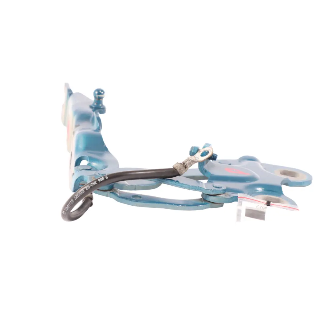 Hood Hinge Bonnet Front Right O/S Surf Blue B18 to Mini R60 R61 Engine with Part number 9805938 Mini R60 R61 Engine Hood Hinge Bonnet Front Right O/S Surf Blue B18 - SKU 9805938-SB - Part number 9805938