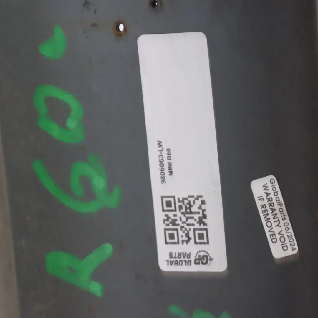 Complete Front Bumper Trim Panel Light White - B15 to Mini R60 R61 with Part number 9806063 Mini R60 R61 Complete Front Bumper Trim Panel Light White - B15 - SKU 9806063-LW - Part number 9806063