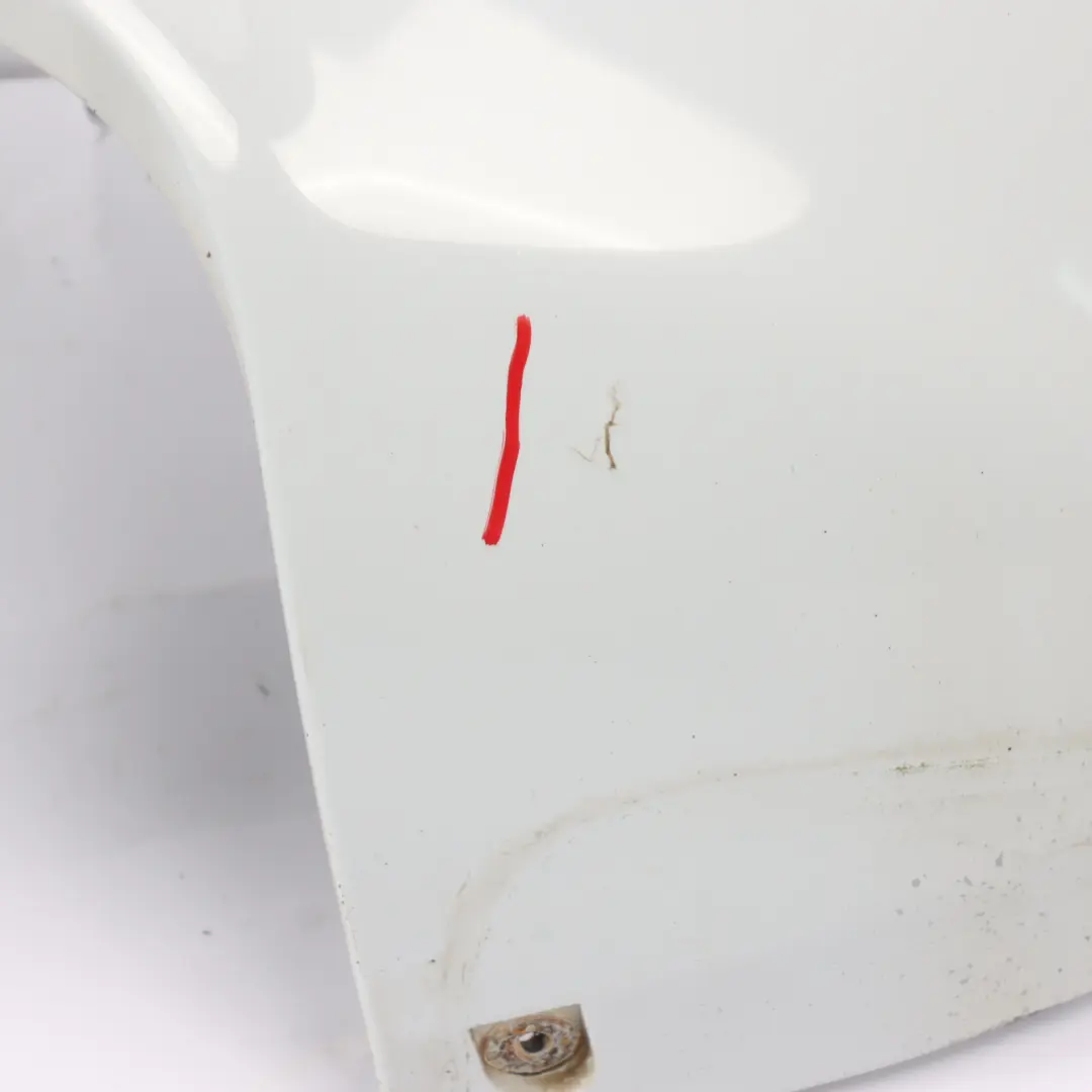 Stoßstange Spoiler Cooper Hinten Unten Diffusor Weiß B15 für Mini Countryman R60 mit Teilenummer 9806215 Mini Countryman R60 Stoßstange Spoiler Cooper Hinten Unten Diffusor Weiß B15 - SKU 9806215-LW - Teilenummer 9806215