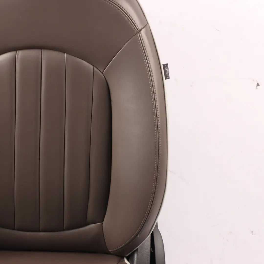 Front Seat Sport Left N/S Heated Leather Lounge Coffee to Mini Countryman R60 with Part number 9806617 Mini Countryman R60 Front Seat Sport Left N/S Heated Leather Lounge Coffee - SKU 9806617-1 - Part number 9806617