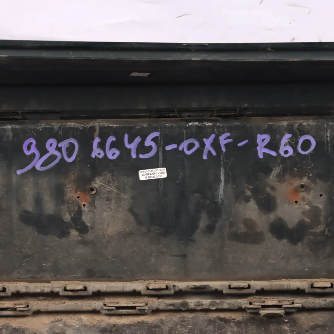 Panel Rear Bumper PDC Oxfordgruen III Green - B26 to Mini Countryman R60 with Part number 9806645 Mini Countryman R60 Panel Rear Bumper PDC Oxfordgruen III Green - B26 - SKU 9806645-OXF - Part number 9806645