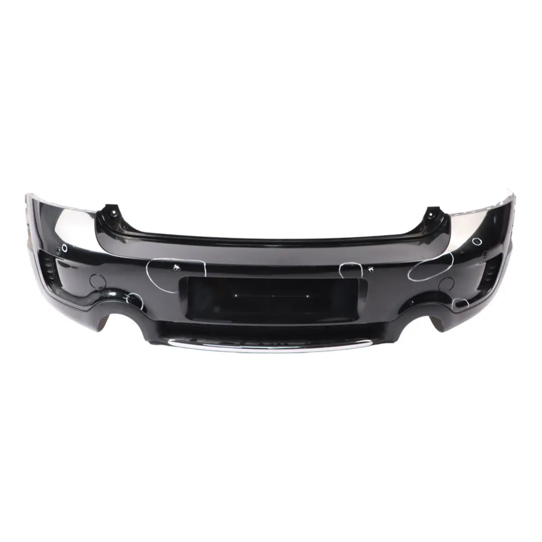 Bumper Cooper S PDC Absolute Black Metallic - B11 to Mini Countryman R60 Rear with Part number 9806647 Mini Countryman R60 Rear Bumper Cooper S PDC Absolute Black Metallic - B11 - SKU 9806647-ABS4 - Part number 9806647