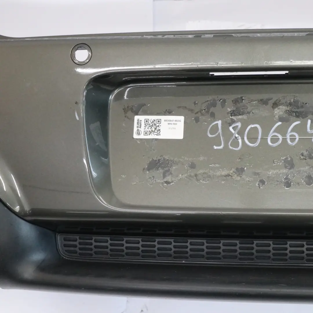 Mini Countryman R60 Cooper S Parachoques trasero PDC Royal Grey Metallic - A48 - SKU 9806647-ROG - Número de pieza 9806647