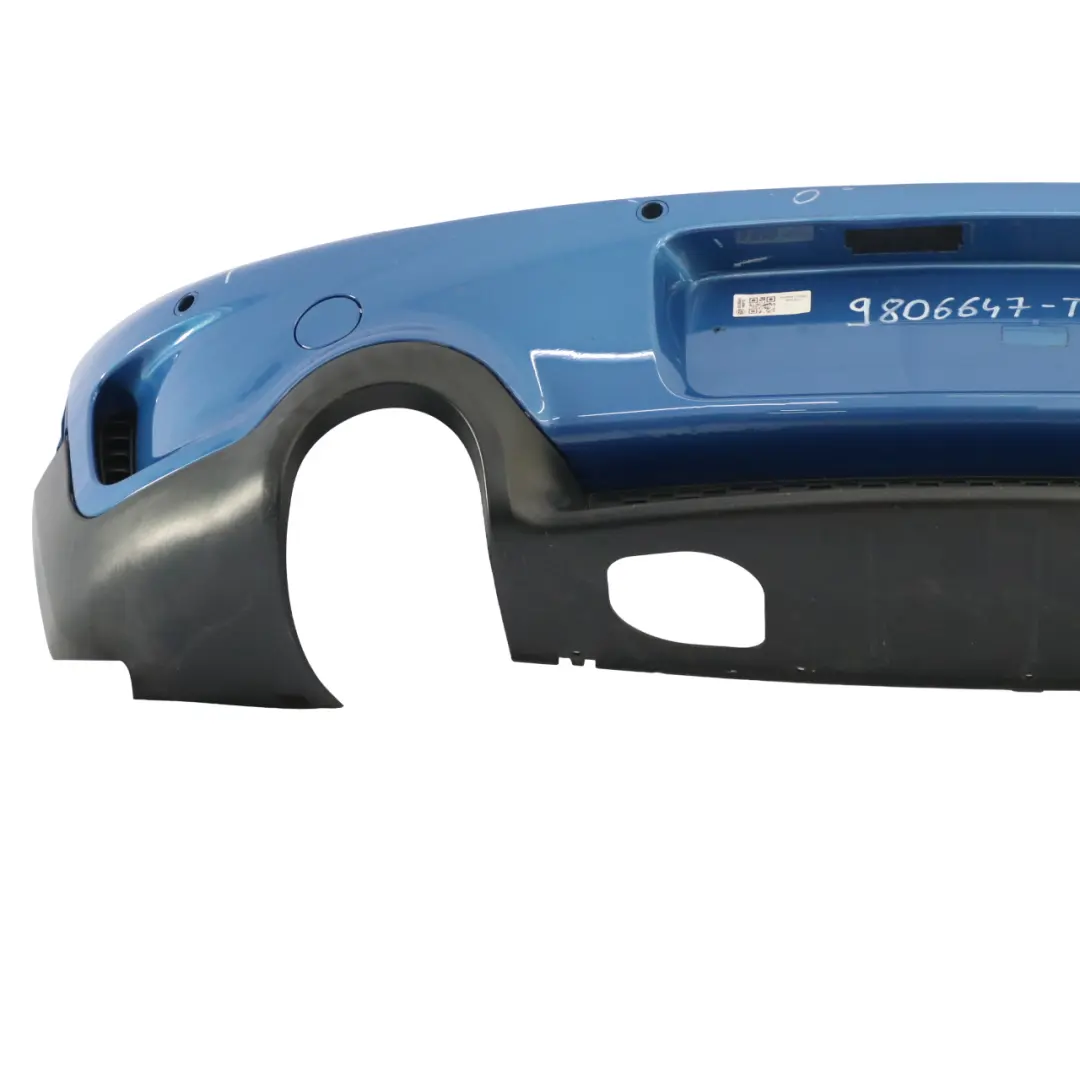 Heckstoßstange Cooper S PDC True Blue Metallic - B14 für Mini Countryman R60 mit Teilenummer 9806647 Mini Countryman R60 Heckstoßstange Cooper S PDC True Blue Metallic - B14 - SKU 9806647-TBM - Teilenummer 9806647