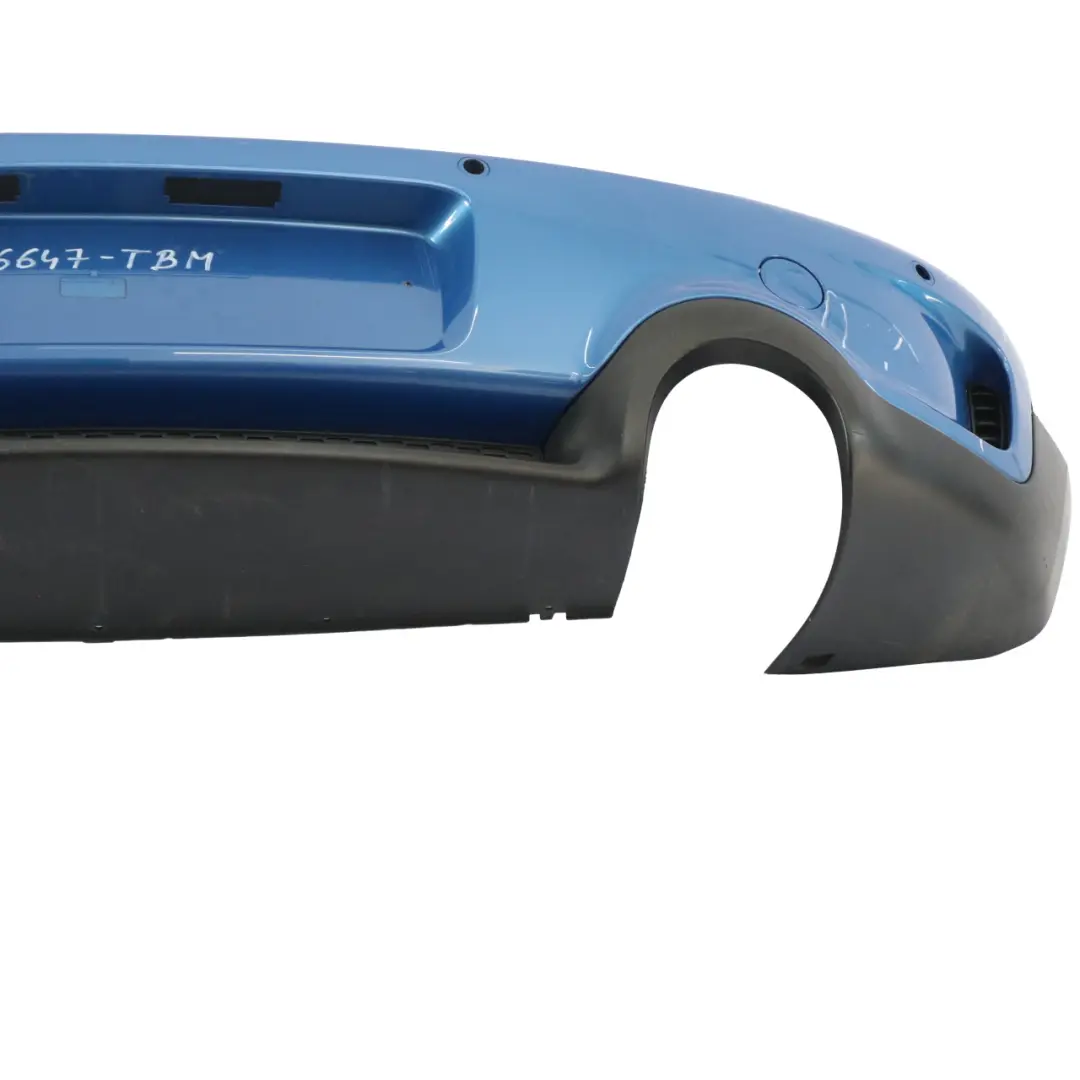 Parachoques trasero Cooper S PDC True Blue Metallic - B14 para Mini Countryman R60 con número de pieza 9806647 Mini Countryman R60 Parachoques trasero Cooper S PDC True Blue Metallic - B14 - SKU 9806647-TBM - Número de pieza 9806647