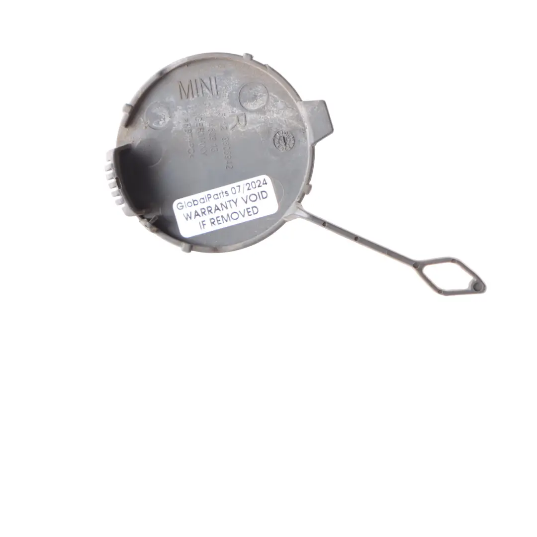 Mini R60 Heckstoßstange Abdeckung Klappe Abschleppöse Rechts Absolut Schwarz B11 - SKU 9806650-ABS - Teilenummer 9806650