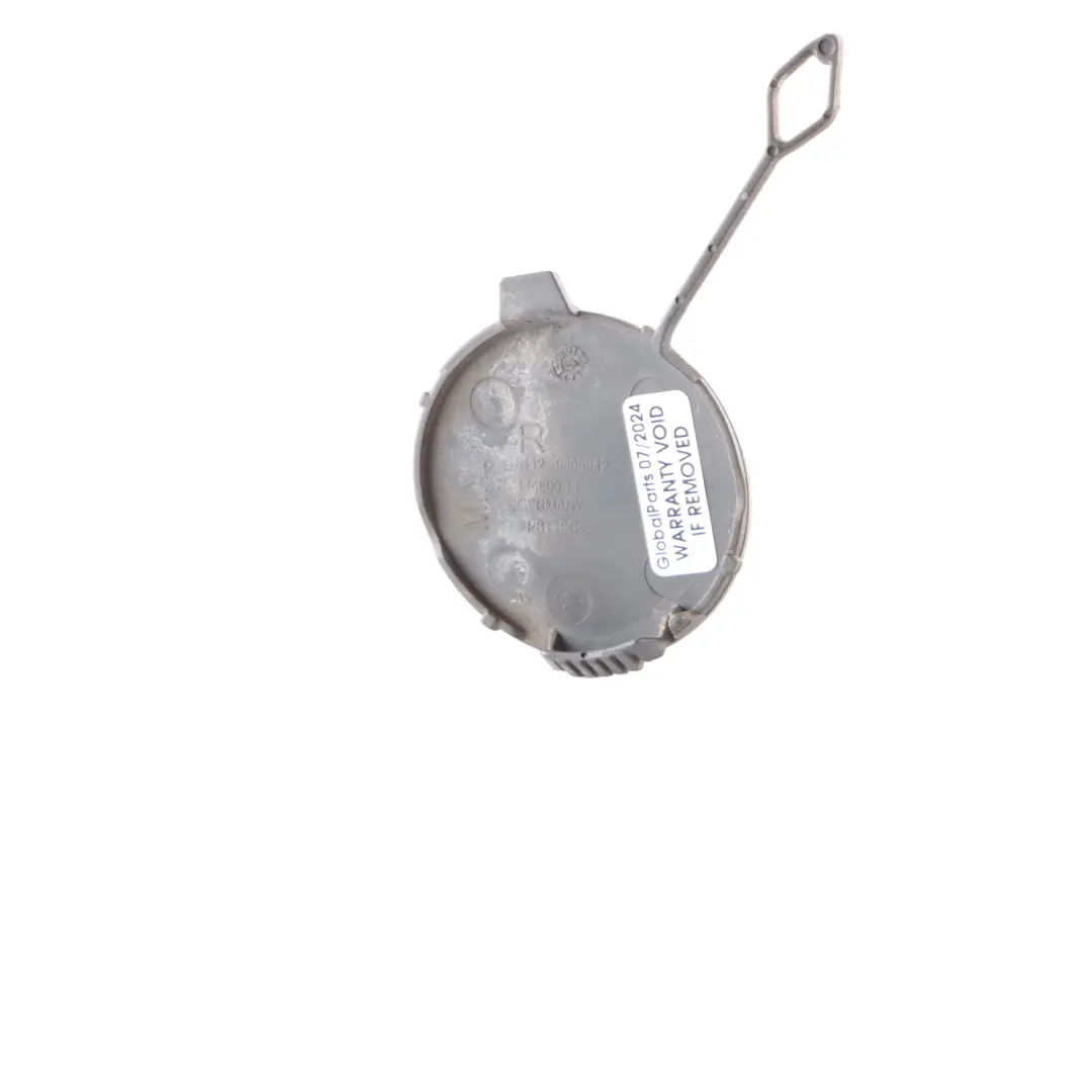 Mini R60 Heckstoßstange Abdeckung Klappe Abschleppöse Rechts Absolut Schwarz B11 - SKU 9806650-ABS - Teilenummer 9806650