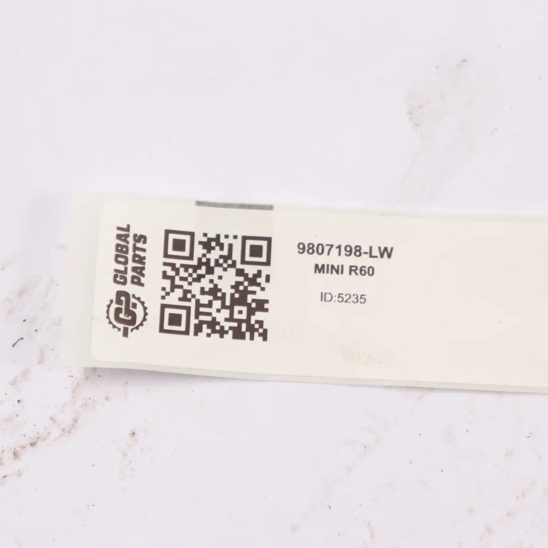 Bumper PDC Trim Panel Light White - B15 to Mini Countryman R60 Rear with Part number 9807198 Mini Countryman R60 Rear Bumper PDC Trim Panel Light White - B15 - SKU 9807198-LW - Part number 9807198