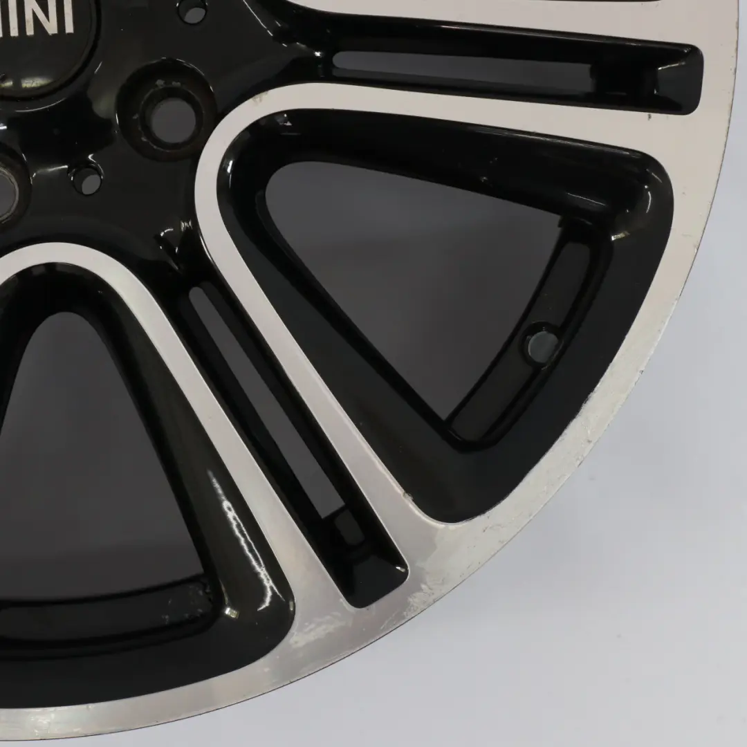 Mini Cooper R60 R61 Llanta de aleación 18" 7,5J Twin Spoke Negro - SKU 9808516-2 - Número de pieza 9808516