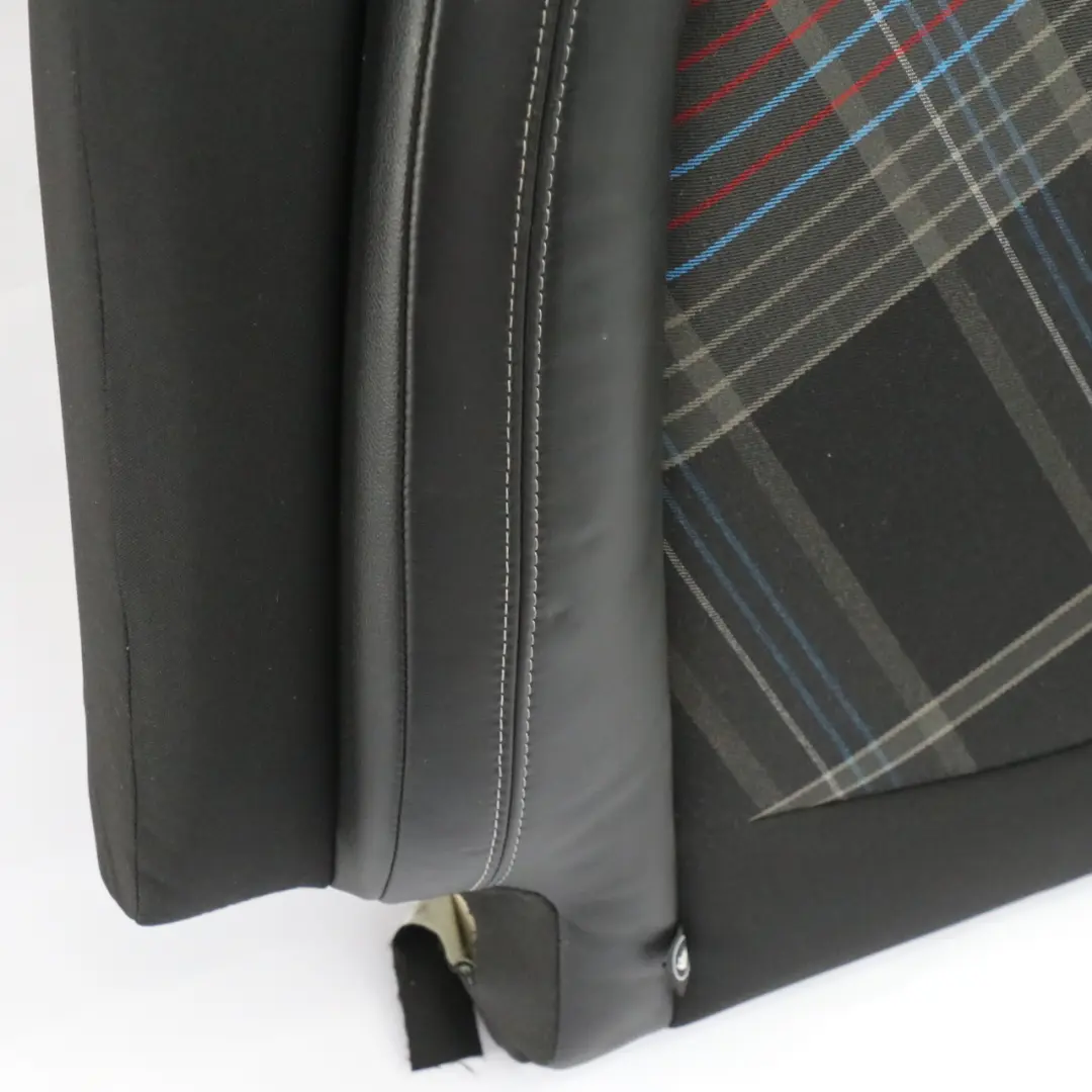 Sitzrückenlehne Abdeckung hinten links Stoff Leder Hot Cross für Mini R61 mit Teilenummer 9810191 Mini R61 Sitzrückenlehne Abdeckung hinten links Stoff Leder Hot Cross - SKU 9810191 - Teilenummer 9810191