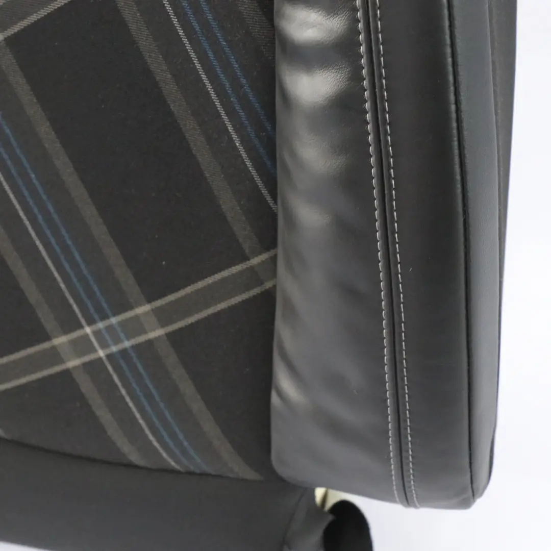 Asiento Respaldo Cubierta Trasera Izquierda Tela Cuero Hot Cross para Mini R61 con número de pieza 9810191 Mini R61 Asiento Respaldo Cubierta Trasera Izquierda Tela Cuero Hot Cross - SKU 9810191 - Número de pieza 9810191