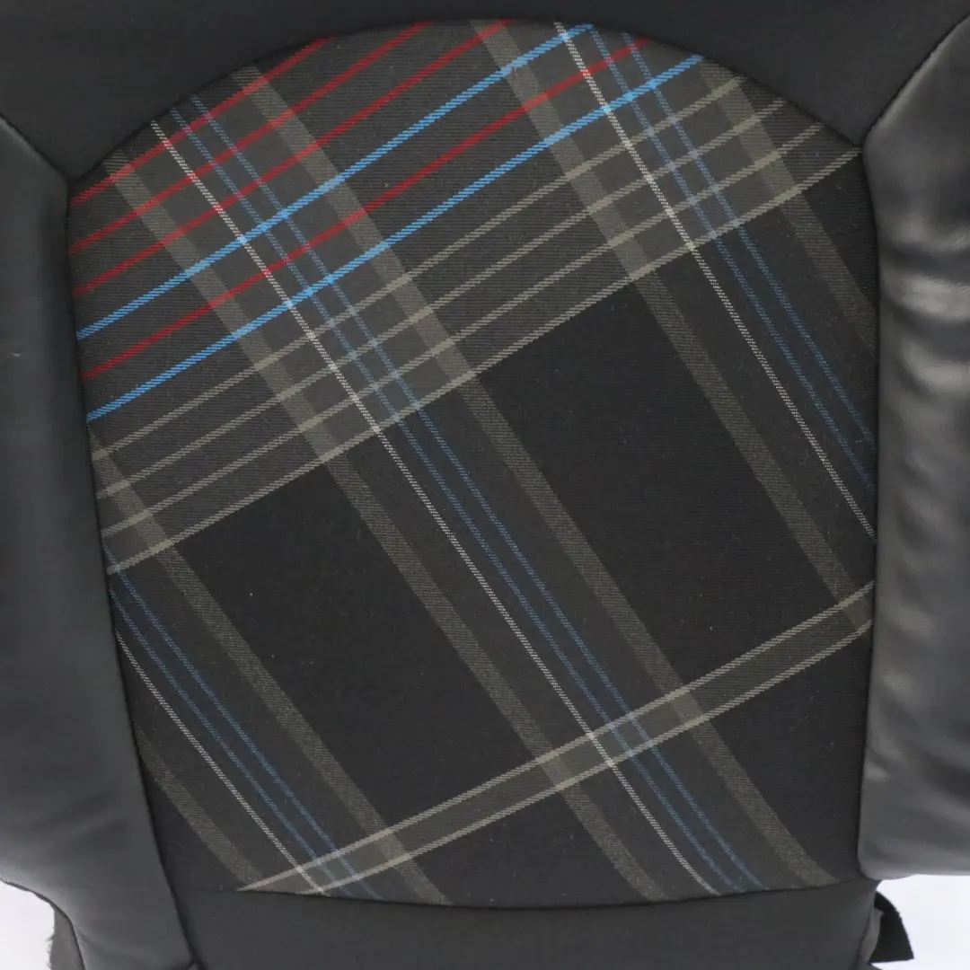 Backrest Cover Rear Left N/S Cloth Leather Hot Cross Carbon Black to Mini R61 Seat with Part number 9810191 Mini R61 Seat Backrest Cover Rear Left N/S Cloth Leather Hot Cross Carbon Black - SKU 9810191 - Part number 9810191