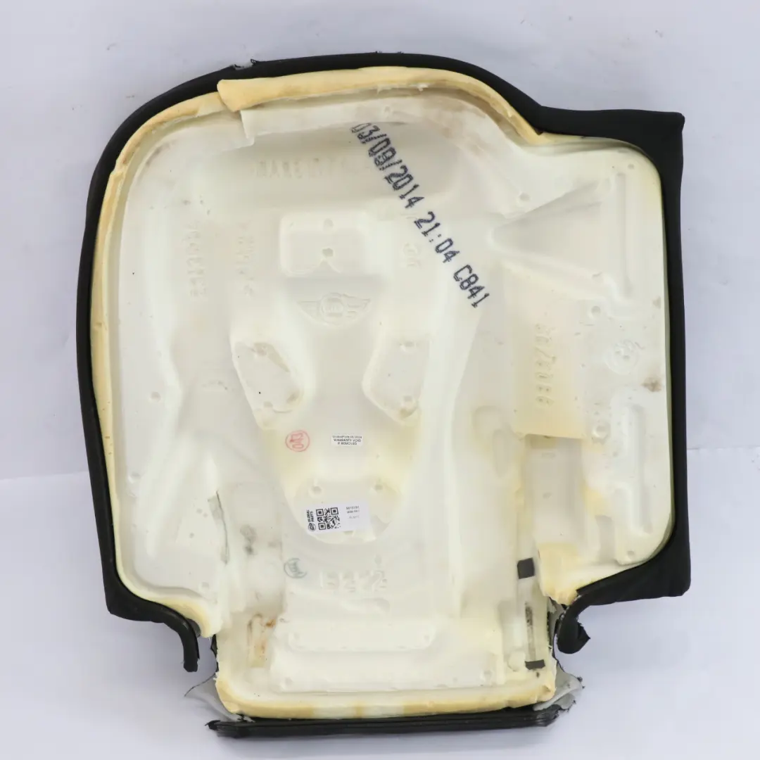 Asiento Respaldo Cubierta Trasera Izquierda Tela Cuero Hot Cross para Mini R61 con número de pieza 9810191 Mini R61 Asiento Respaldo Cubierta Trasera Izquierda Tela Cuero Hot Cross - SKU 9810191 - Número de pieza 9810191