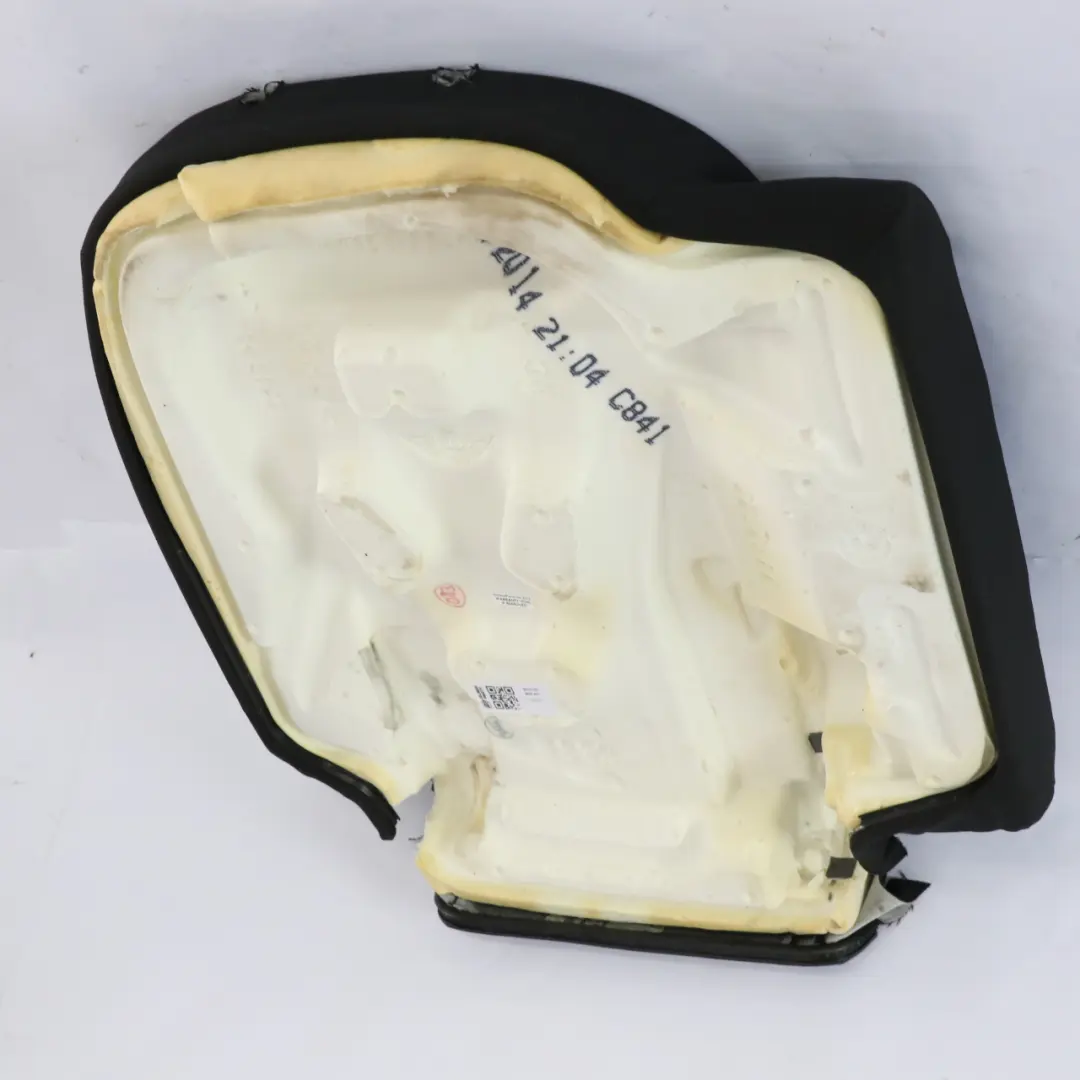 Backrest Cover Rear Left N/S Cloth Leather Hot Cross Carbon Black to Mini R61 Seat with Part number 9810191 Mini R61 Seat Backrest Cover Rear Left N/S Cloth Leather Hot Cross Carbon Black - SKU 9810191 - Part number 9810191