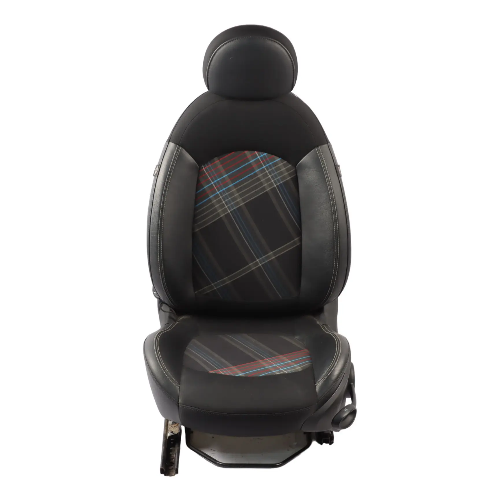Mini Paceman R61 Asiento Delantero Sport Izquierdo Cuero Hot Cross Carbono Negro