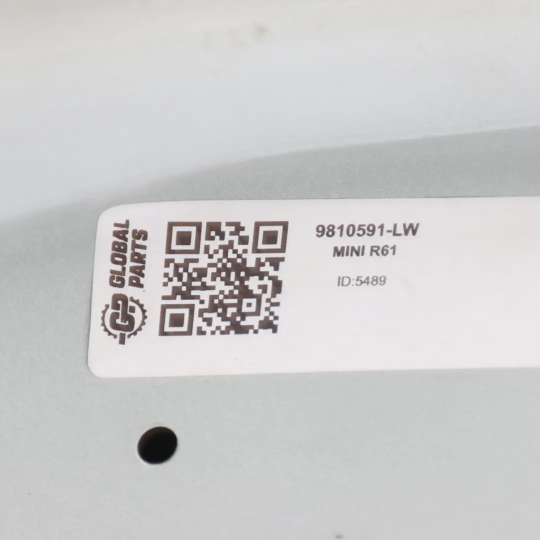 Door Front Left N/S Light White - B15 to Mini Paceman R61 with Part number 9810591 Mini Paceman R61 Door Front Left N/S Light White - B15 - SKU 9810591-LW - Part number 9810591