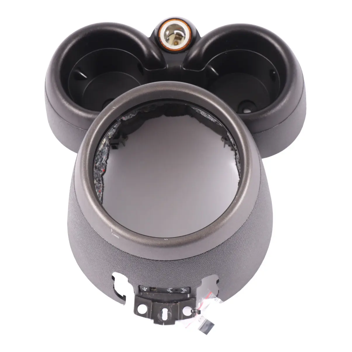 Mini Cooper R60 R61 Consola Central Panel Delantero Tapa Negro 9811185