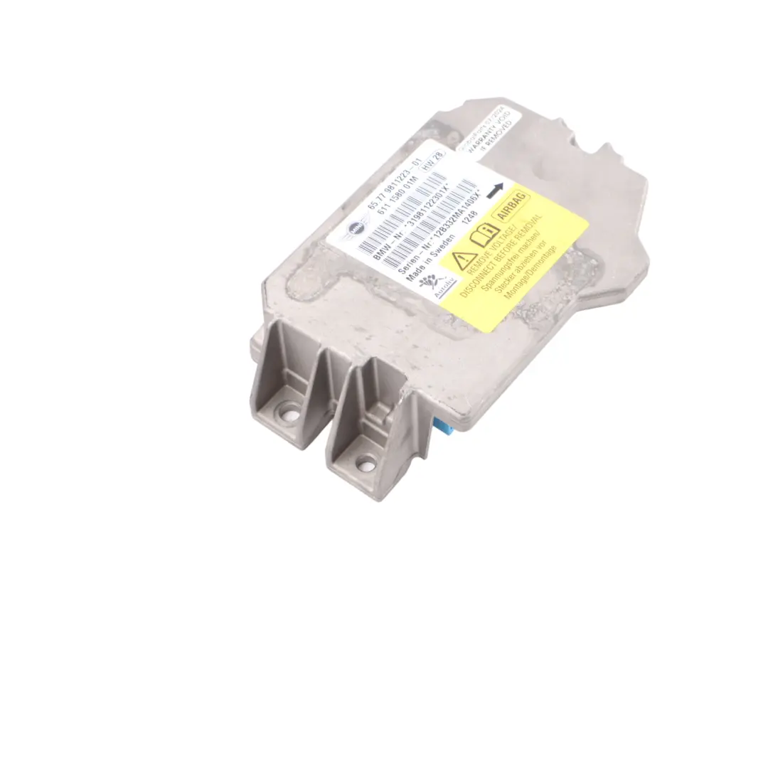 R57N LCI Airbag ECU Control Unit Module to Mini Cooper S Cabrio R57 with Part number 9811223 Mini Cooper S Cabrio R57 R57N LCI Airbag ECU Control Unit Module - SKU 9811223 - Part number 9811223