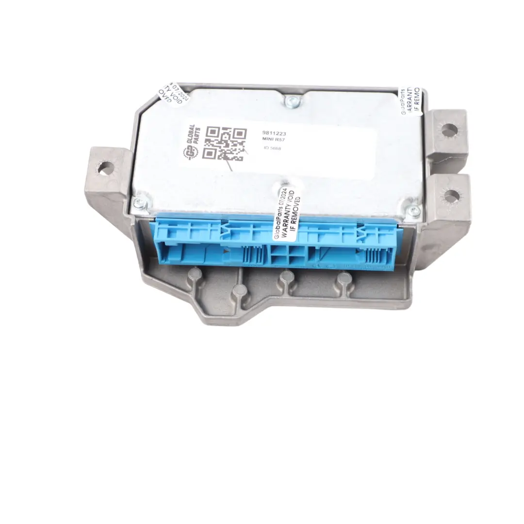 R57N LCI Airbag ECU Control Unit Module to Mini Cooper S Cabrio R57 with Part number 9811223 Mini Cooper S Cabrio R57 R57N LCI Airbag ECU Control Unit Module - SKU 9811223 - Part number 9811223