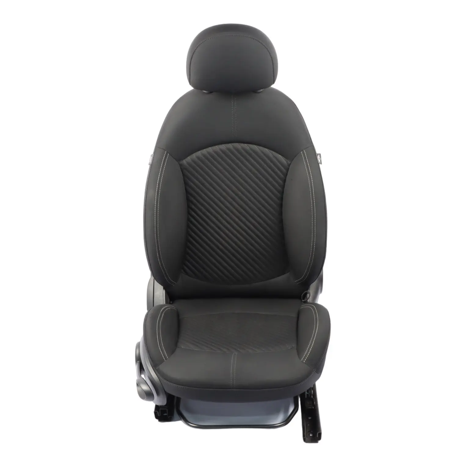 MINI R60 Countryman Delantero Derecho Asiento Sport Tela Diagonal Pista Gris