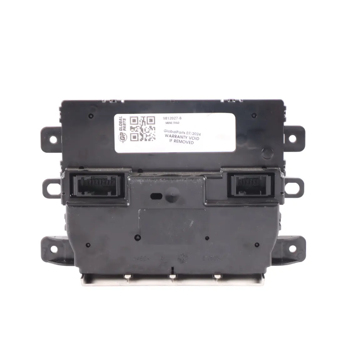Conditioning Mini R60 R61 Heater Control Unit Switch Panel Heated to Automatic Air with Part number 9812027 Automatic Air Conditioning Mini R60 R61 Heater Control Unit Switch Panel Heated - SKU 9812027-8 - Part number 9812027