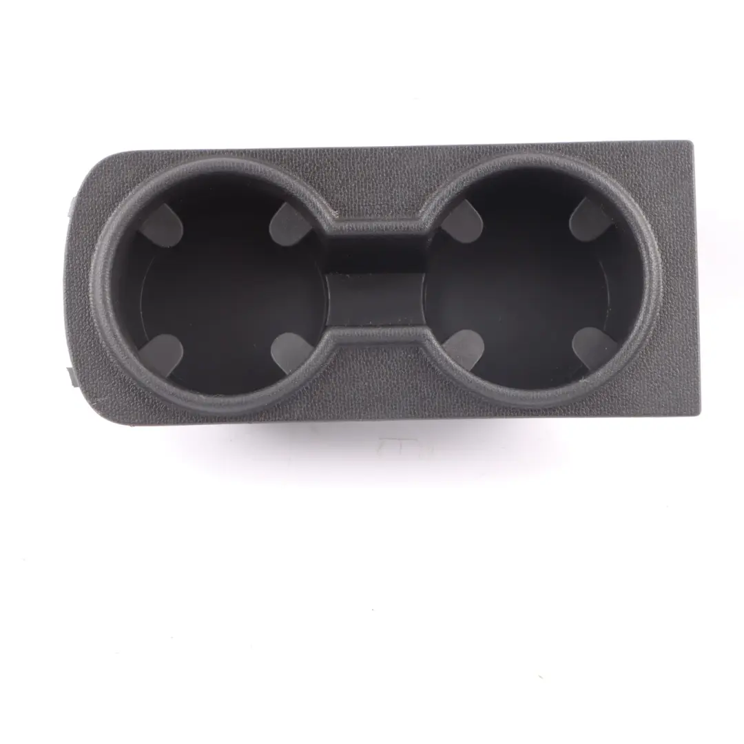 Consola Central Trasera Top Cup Holder Asiento Trasero Negro para BMW R61 con número de pieza 9812462 BMW R61 Consola Central Trasera Top Cup Holder Asiento Trasero Negro - SKU 9812462 - Número de pieza 9812462