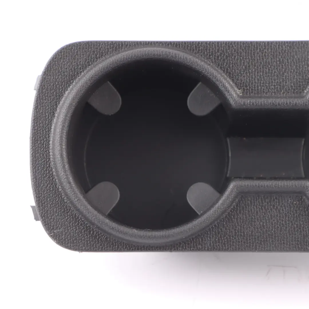 Consola Central Trasera Top Cup Holder Asiento Trasero Negro para BMW R61 con número de pieza 9812462 BMW R61 Consola Central Trasera Top Cup Holder Asiento Trasero Negro - SKU 9812462 - Número de pieza 9812462