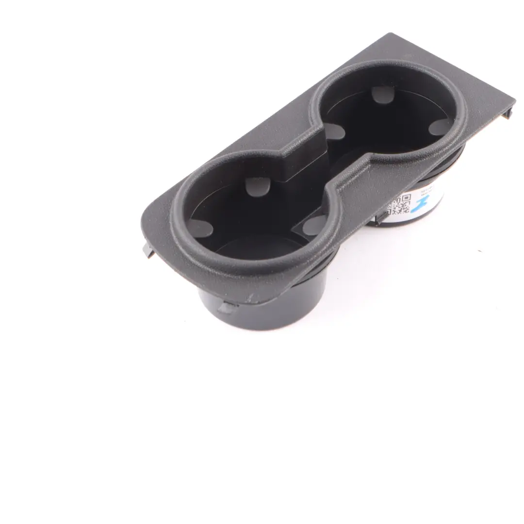 Consola Central Trasera Top Cup Holder Asiento Trasero Negro para BMW R61 con número de pieza 9812462 BMW R61 Consola Central Trasera Top Cup Holder Asiento Trasero Negro - SKU 9812462 - Número de pieza 9812462