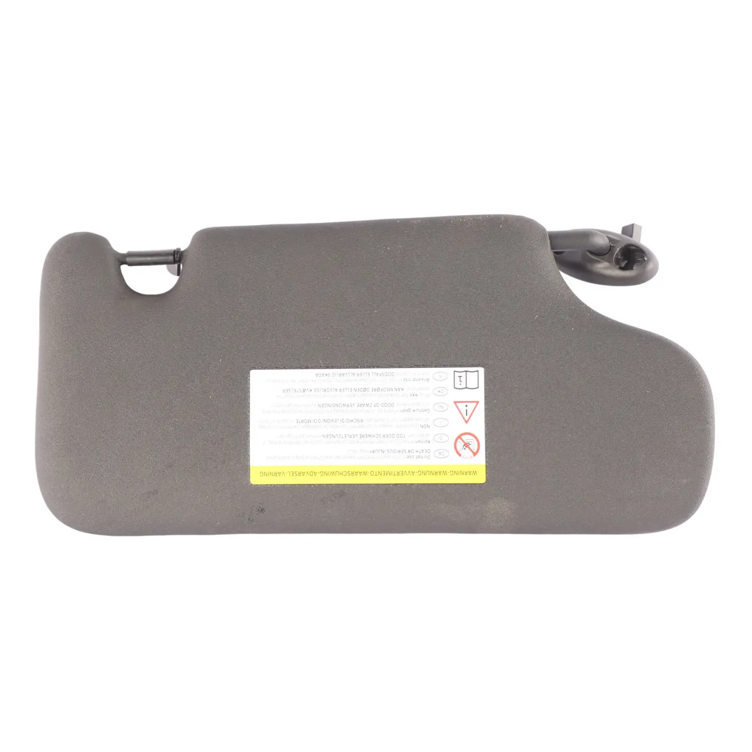 Mini Countryman R60 Sun Visor With Mirror Illumination Light Black Left 9812691