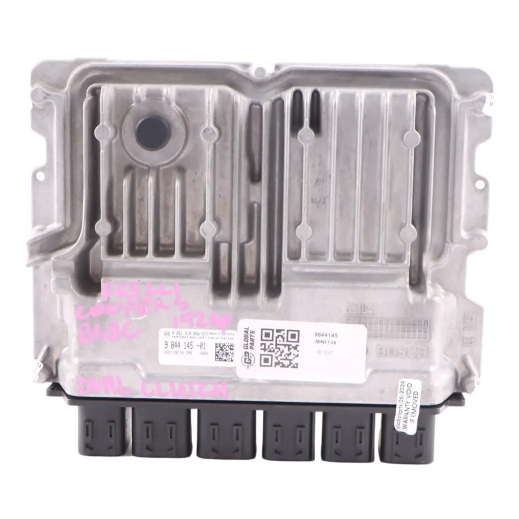 B48C 192HP Petrol Engine ECU DME Dual Clutch to Mini Cooper S F55 F56 LCI with Part number 9844145 Mini Cooper S F55 F56 LCI B48C 192HP Petrol Engine ECU DME Dual Clutch - SKU 9844145 - Part number 9844145